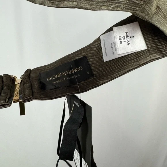 NWT Bronx and Banco x REVOLVE Luna Top in Khaki‎ Size Small